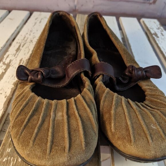 Born boc leather 7 womens shoes flats comfort mary - Picture 5 of 7